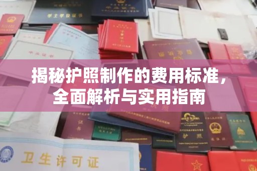 猇亭揭秘护照制作的费用标准，全面解析与实用指南