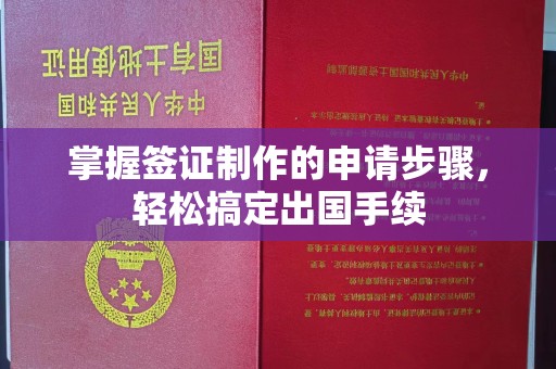 猇亭掌握签证制作的申请步骤，轻松搞定出国手续