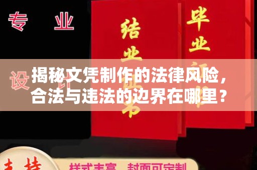 猇亭揭秘文凭制作的法律风险，合法与违法的边界在哪里？