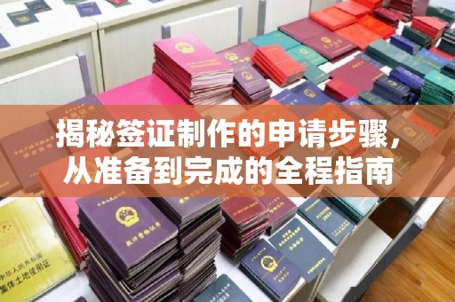 猇亭揭秘签证制作的申请步骤，从准备到完成的全程指南