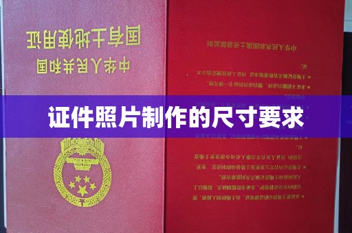 猇亭证件照片制作的尺寸要求